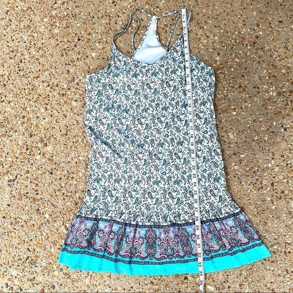 Altar’d State Paisley Boho Racerback Dress M - Picture 4 of 9